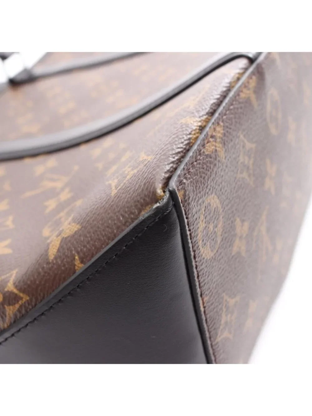 Louis Vuitton Tote Weekend PM Monogram Macassar 2-Way Canvas Leather